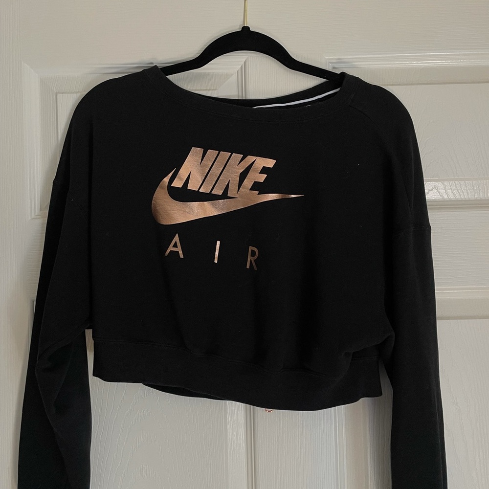 nike crop zip up